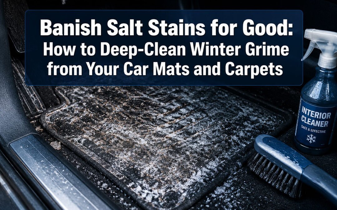 Banish Salt Stains for Good: How to Deep-Clean Winter Grime from Your Car Mats and Carpets